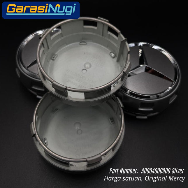 Wheel Hub Cap For All Mercedes Emblem Dop Velg Bintang 75mm Original