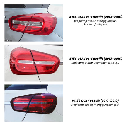 Stop Lamp Mercy W156 Lampu Rem Belakang Rear Brake Light GLA200 GLA45 AMG
