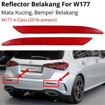 Reflector For Mercy W177 Mata Kucing Trim Rear Belakang A220 A230