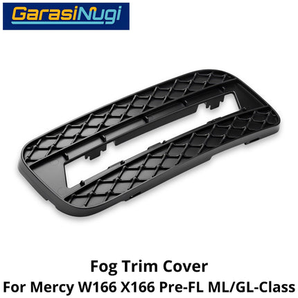 Fog Trim For Mercy W166 X166 Pre-Facelift Cover Chrome Lampu Kabut Grill Mercedes ML GL