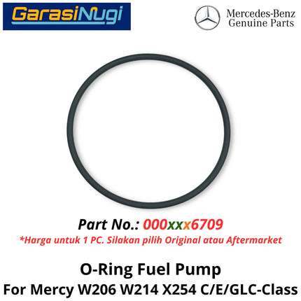 O-Ring Fuel Pump Mercy W206 W214 X254 Sealing Gasket Pengumpan Bahan Bakar M254 M256 Mercedes C200 E200 GLK