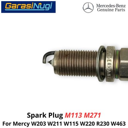 Spark Plug Mercy W203 W211 W220 R230 Busi Mesin Original 0041594503 Mercedes C200 E200 S300 SL