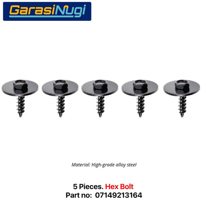 Hex Bolt Universal BMW MINI 07149213164 Sekrup Self-Tapping Bemper dan Bodi