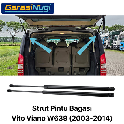 Strut For Mercy W693 Viano Vito Shock Trunk Rear Kap Bagasi Belakang