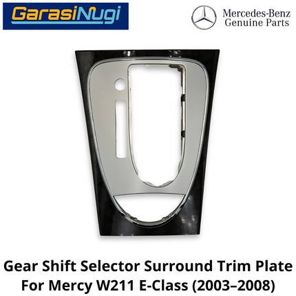 Gear Shift Selector Mercy W211 Trim Plate Cover Panel Tutup Tuas Gigi Original Mercedes E240