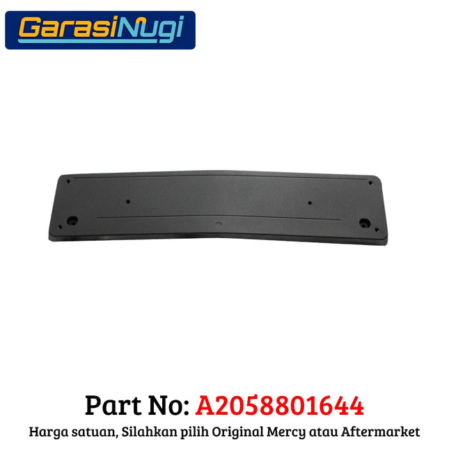 License Plate Holder Mercy W205 Pre-FL Dudukan Plat Nomor Depan Mercedes C200 C250