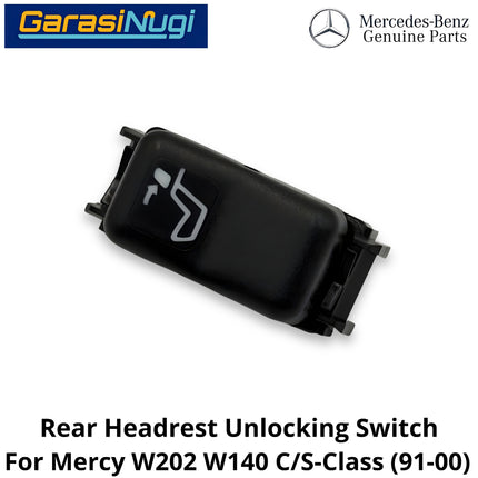 Rear Seat Mercy W202 W140 Headrest Switch Tombol Sandaran Kepala Kursi Belakang C200 S280
