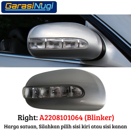 Cover Kaca Spion Mercy W220 Mirror Outer Frame Original S-Class 1998-2005