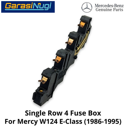 Single Row 4 Mercy W124 Fuse Box Kotak Relay Sekring Baris Tunggal 4 1245401550 E230 E200