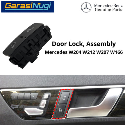 Door Lock Tombol Kunci Pintu Assembly Mercedes W204 W212 W207 W166