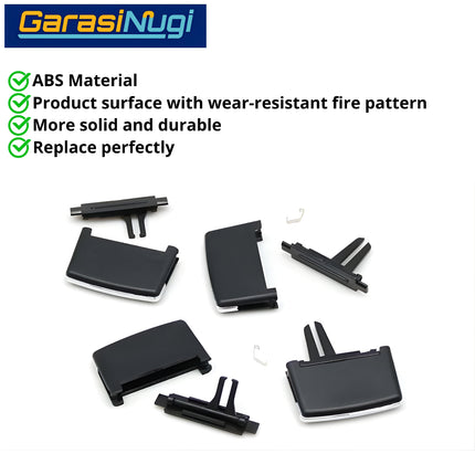 Front Air Conditioner Grill Mercy W207 Vent Slider Tab Clip Pegangan Klip Kisi-Kisi AC Mercedes E250 2010-2012