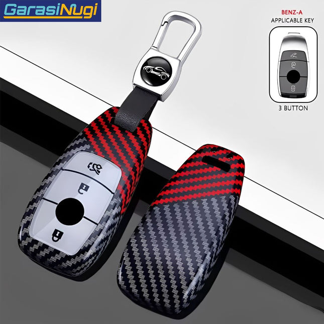 Key Case For Mercedes W177 Sarung Kunci Magnetic Case Carbon Edition