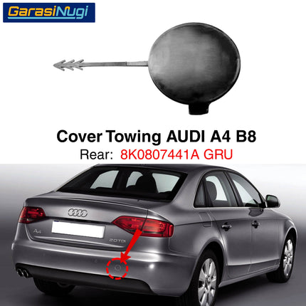 Cover Towing For AUDI A4 Pre-Facelift Bumper Tow Depan Belakang Tutup Lubang Derek B8