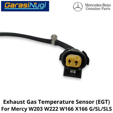 Exhaust Gas Mercy W203 W222 W166 X166 Temperature EGT Sensor Suhu Gas Buang C200 S200 ML GL