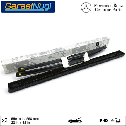 Mercedes W254 X254 W206 Wiper Frameless Kit Original Kaca Depan Front Window GLC