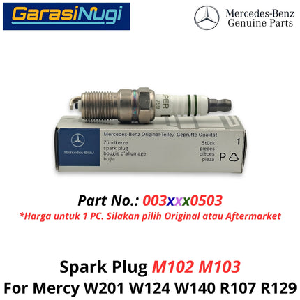 Spark Plug Mercy W201 W124 W140 R129 Busi Mesin Original 0031590503 Mercedes C180 E230 S280 SL