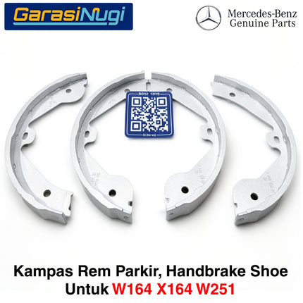 Brake Shoe For Mercedes W164 X164 W251 Kampas Rem Parkir SET Rear Wheel ML350 GL300
