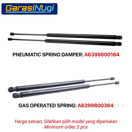 Strut For Mercy W693 Viano Vito Shock Trunk Rear Kap Bagasi Belakang