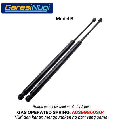 Strut For Mercy W693 Viano Vito Shock Trunk Rear Kap Bagasi Belakang