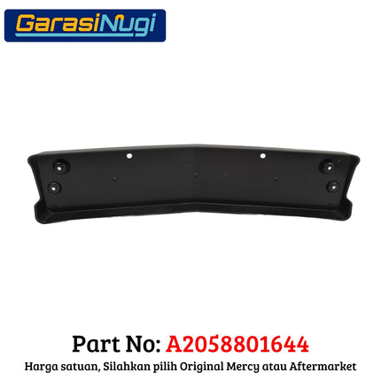 License Plate Holder Mercy W205 Pre-FL Dudukan Plat Nomor Depan Mercedes C200 C250