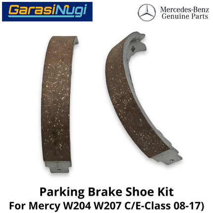 Rear Hand Brake Mercy W204 W207 Shoe Kit Kampas Rem 0044208620 Belakang Mercedes C200 E250