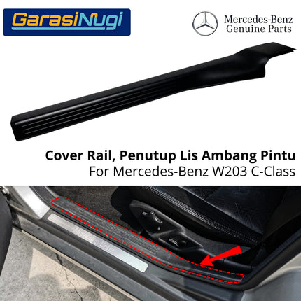 Cover Rail For Mercy W203 Penutup Lis Ambang Pintu Depan Front Door C200 C240