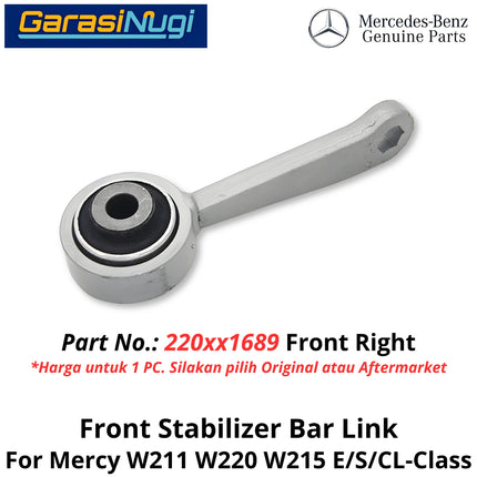 Front Stabilizer Mercy W211 W220 W215 Linkage Shock Bar Penstabil Roda Depan Mercedes E200 S300 CL