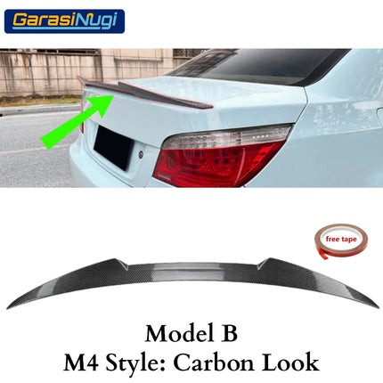 Ducktail Spoiler For BMW E60 Trunk Tail Wing Black Gloss 520 2004-2010