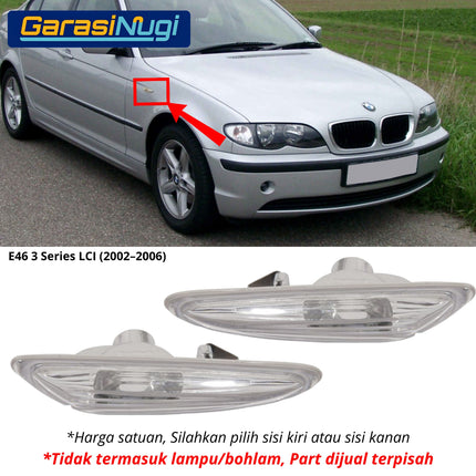 BMW E46 Side Marker Lights Lampu Sein Samping Turn Signal 312 320