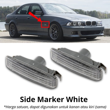 BMW E39 Side Marker Lights Lampu Sein Samping Turn Signal 530 532