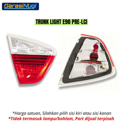 BMW E90 Trunk Light Mika Lampu Rem Mundur Rear Brake Pintu Bagasi 320 325