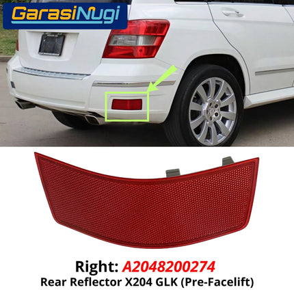 Reflector For Mercy X204 Mata Kucing Trim Rear Belakang GLK
