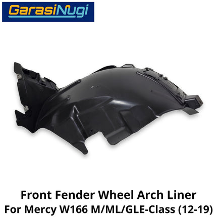 Front Fender Liner Mercy W166 Pelindung Percikan Air Tutup Spakbor Depan Mercedes ML GLE 12-19