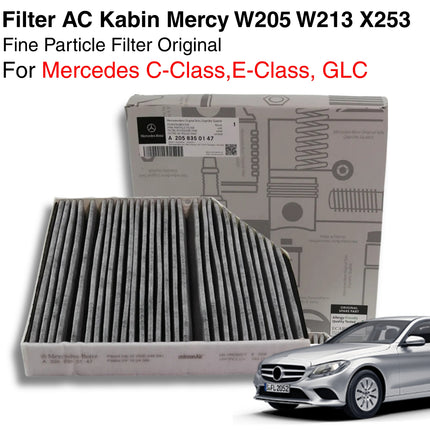 Air Filter Mercy W205 W213 X253 Saringan Udara AC Kabin A2058350147 C250 E300 GLC