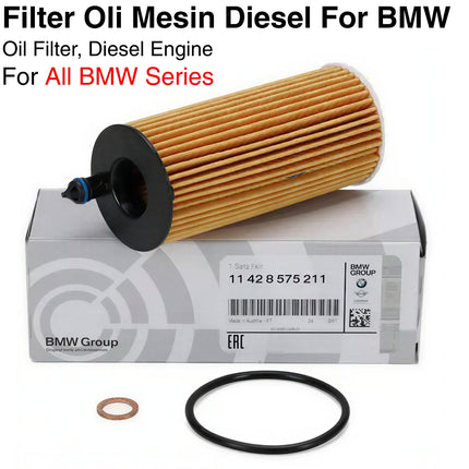 Oil Filter For BMW F10 F30 X Series Saringan Filter Oli Mesin Diesel 520d 320d X3 X4 X5