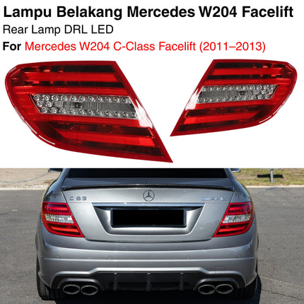 Lampu Belakang Mercedes W204 Facelift Rear Lamp LED Assembly C250 C300 AMG