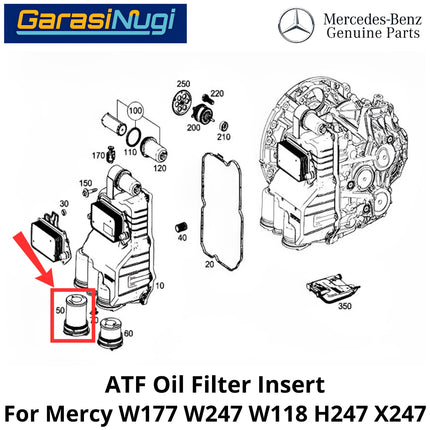 Automatic Transmission For Mercy W177 W247 W118 H247 X247 Oil Filter Saringan Oli Transmisi Mercedes A200 GLA GLB