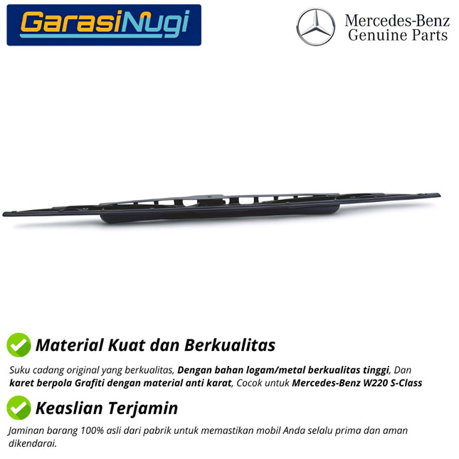 Mercedes W220 Wiper Arm Frameless Kit Original Kaca Depan Front Window S280 S320