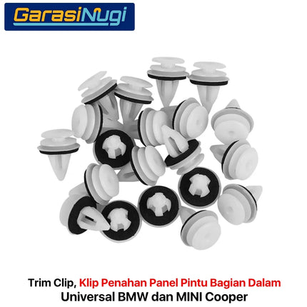Trim Clip Universal BMW MINI 51418224768 Klip Penahan Panel Interior Pintu Dan Atap