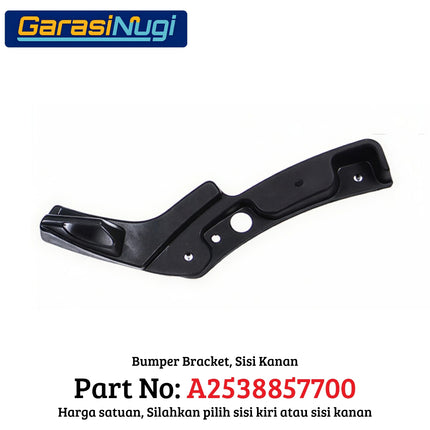 Lower Bumper Mercy W253 Lip Chrome Trim Strip Molding Bumper Depan Bawah GLC