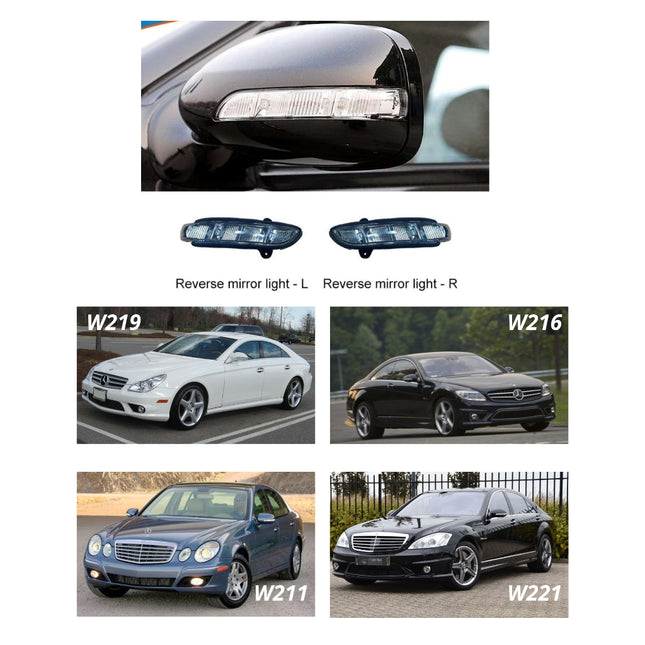 Lampu Sein Spion LED Mercy W211 W221 W219 Turn Sen Mercedes E240 S300 CLS350