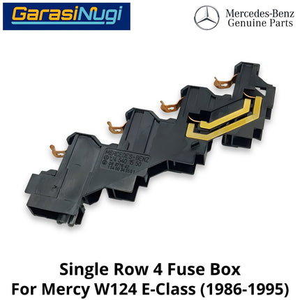 Single Row 4 Mercy W124 Fuse Box Kotak Relay Sekring Baris Tunggal 4 1245401550 E230 E200