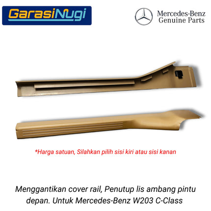 Cover Rail For Mercy W203 Penutup Lis Ambang Pintu Depan Front Door C200 C240