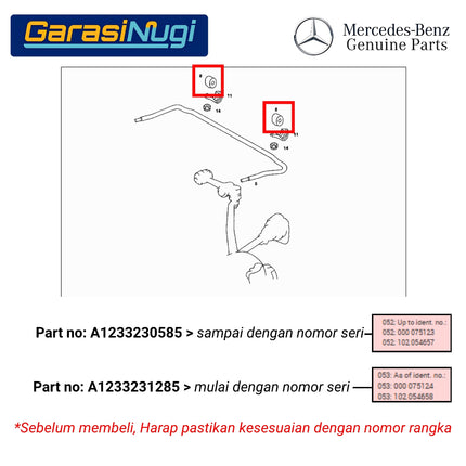 Rubber Mounting For Mercedes W123 Karet Batang Torsi Mercy Tiger 230E