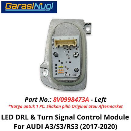 DRL LED Audi A3 S3 RS3 Xenon HID Control Module Modul Lampu Depan 2017-2020