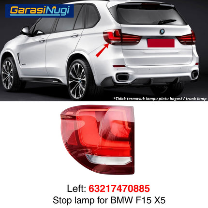 Stop lamp BMW F15 Lampu Rem Belakang Rear Brake Light X5