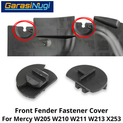 Wheel Arch Mercy W205 W210 W213 X253 Fastener Fender Cover Pengunci Penutup Lengkungan Roda C200 E230 GLC