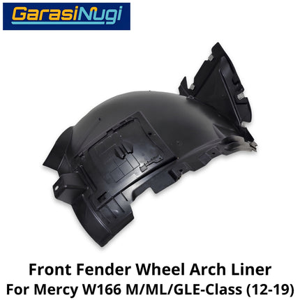 Front Fender Liner Mercy W166 Pelindung Percikan Air Tutup Spakbor Depan Mercedes ML GLE 12-19