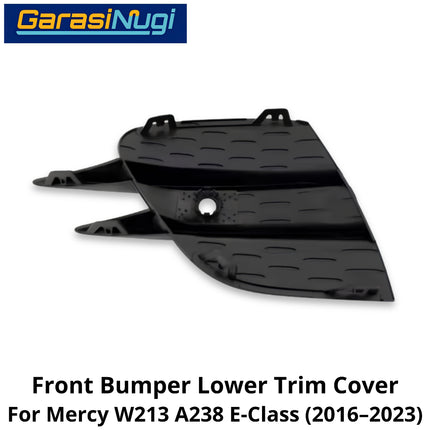 Fog Trim Mercy W213 A238 Facelift Lower Bumper Cover Lampu Kabut Grill Mercedes E350 E43 E53 21-23