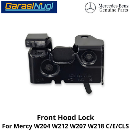 Front Hood Lock Mercy W204 W212 W207 W218 Sistem Pengunci Kap Mesin Mercedes C200 E200 CLS
